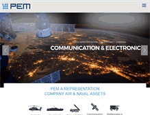 Tablet Screenshot of pem.com.tr